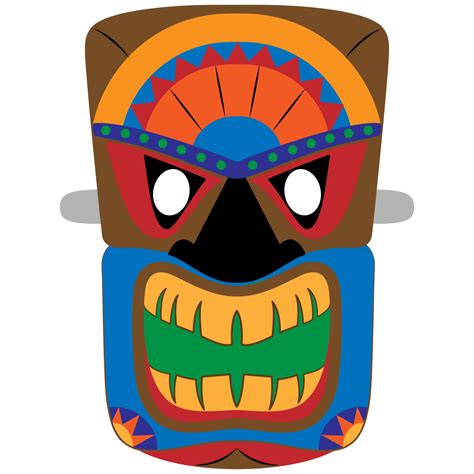 tiki maskers|tiki mask printable.